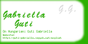 gabriella guti business card